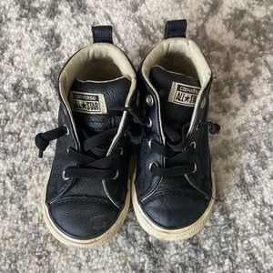 Leather Converse